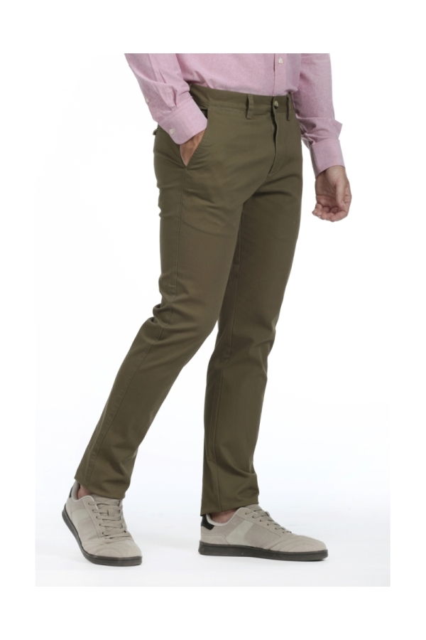 Pantalon Chino Hombre The Time Of Bocha QI1PCHINO Verde