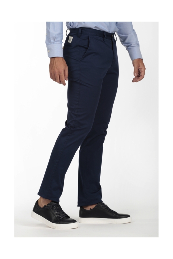 Pantalon Chino Hombre The Time Of Bocha QI1PCHINO Denim