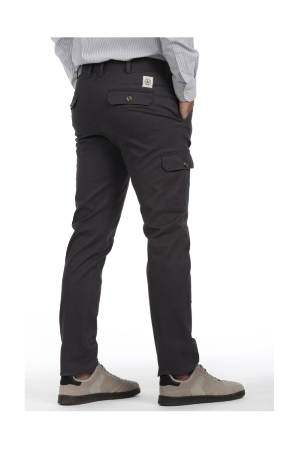 Pantalon Cargo Hombre The Time Of Bocha QI1PCARGO Gris.Mar