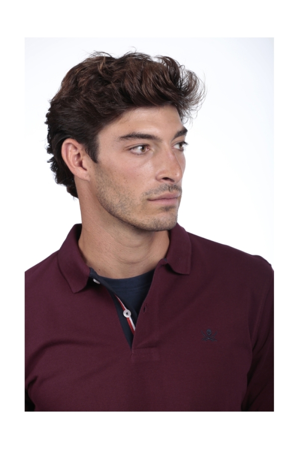 Polo Basico Hombre The Time Of Bocha QI1PPOLO Burdeos