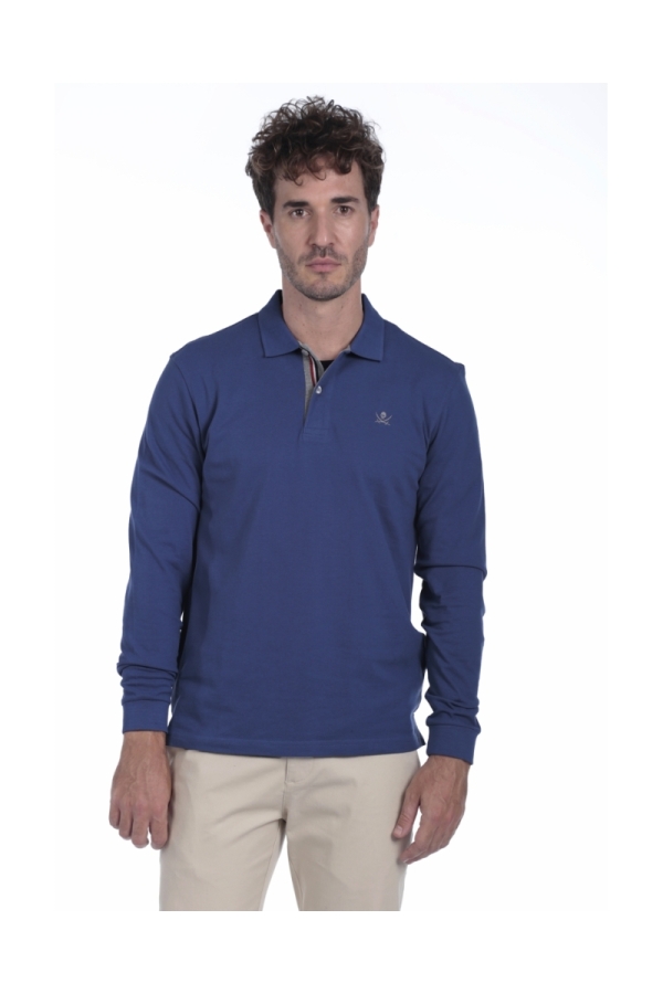 Polo Basico Hombre The Time Of Bocha QI1PPOLO Denim