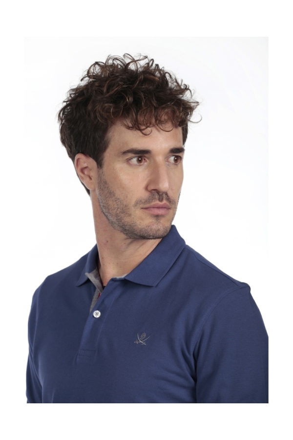 Polo Basico Hombre The Time Of Bocha QI1PPOLO Denim