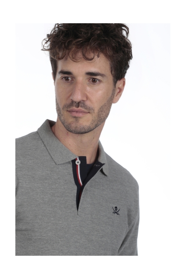 Polo Basico Hombre The Time Of Bocha QI1PPOLO Gris