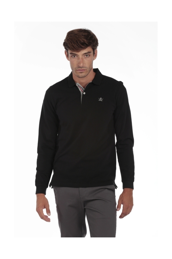 Polo Basico Hombre The Time Of Bocha QI1PPOLO Negro