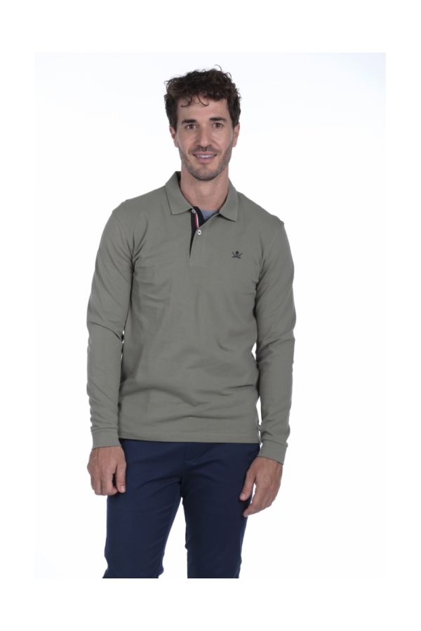 Polo Basico Hombre The Time Of Bocha QI1PPOLO Verde
