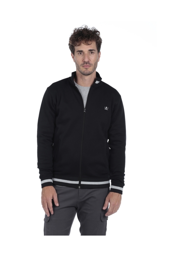 Sudadera Cremallera Hombre The Time Of Bocha QI1S01 Negro