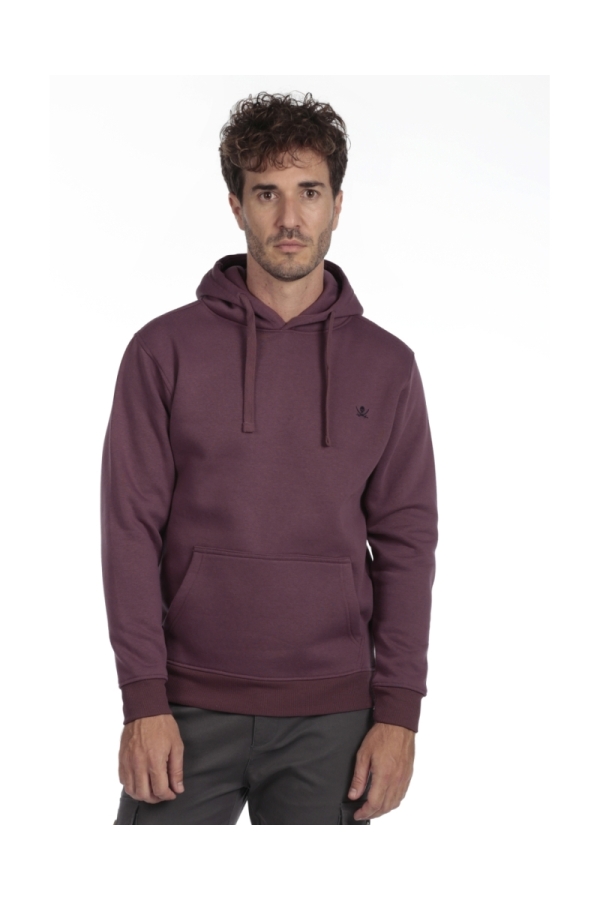 Sudadera Canguro Hombre The Time Of Bocha QI1SCANGU Maquilla