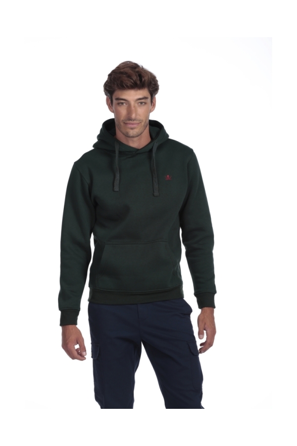 Sudadera Canguro Hombre The Time Of Bocha QI1SCANGU V.Bot