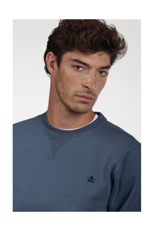 Sudadera Caja Hombre The Time Of Bocha QI1SROUND Azul