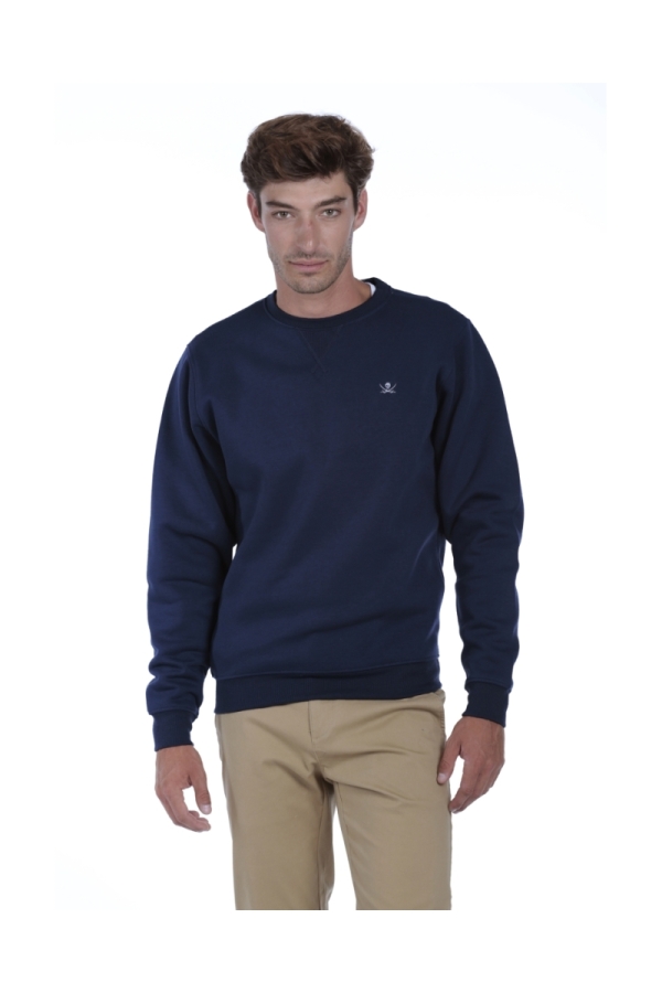 Sudadera Caja Hombre The Time Of Bocha QI1SROUND Denim