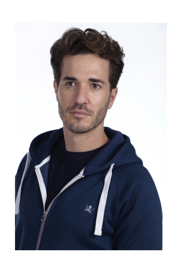 Sudadera Cremallera Capucha Hombre The Time Of Bocha QI1SZIP Denim