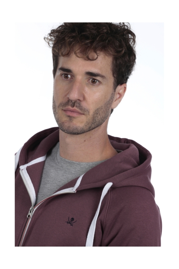 Sudadera Cremallera Capucha Hombre The Time Of Bocha QI1SZIP Maquilla