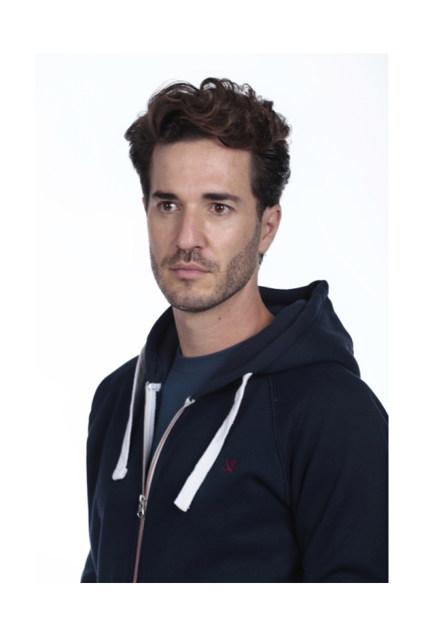 Sudadera Cremallera Capucha Hombre The Time Of Bocha QI1SZIP Marino