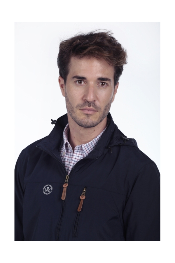 Cortaviento Army Hombre The Time Of Bocha QI1PARMY Marino