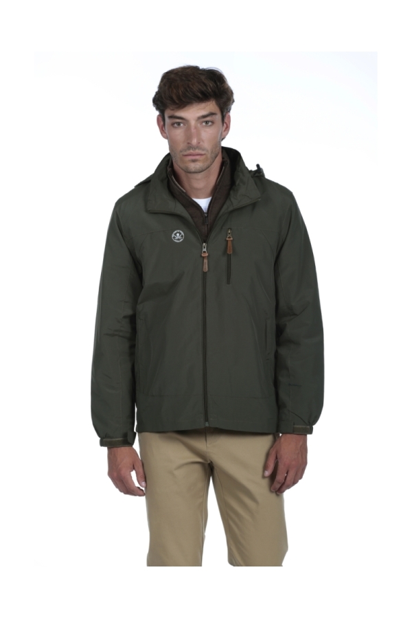Cortaviento Army Hombre The Time Of Bocha QI1PARMY Verde