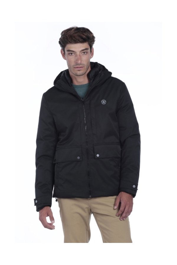 Parka Mountain Hombre The Time Of Bocha QI1PMOUNTAIN Negro