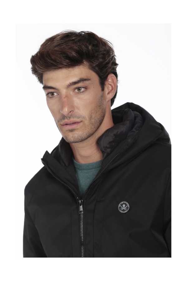 Parka Mountain Hombre The Time Of Bocha QI1PMOUNTAIN Negro