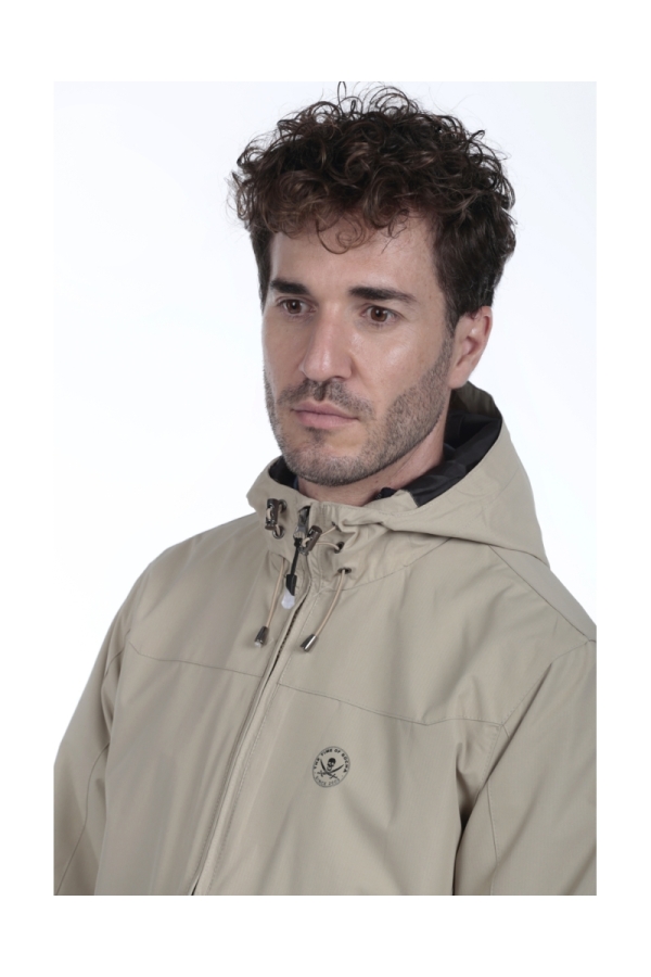 Cortaviento Wind Hombre The Time Of Bocha QI1PWIND Beige