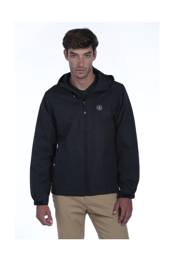 Cortaviento Wind Hombre The Time Of Bocha QI1PWIND Negro