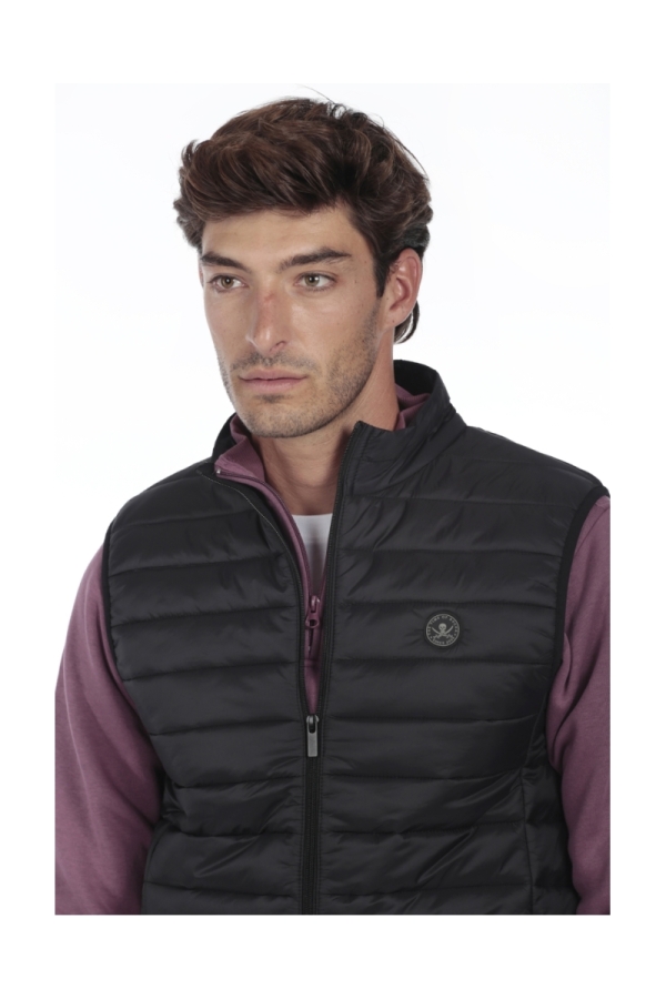 Chaleco Sin Mangas Hombre The Time Of Bocha QI1CH Negro