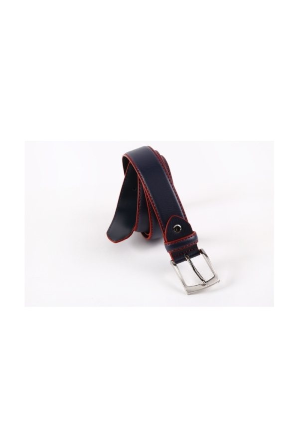 Cinturon Piel Hombre The Time Of Bocha QI1TB032 Marino