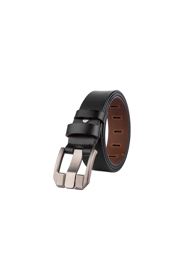 Cinturon Piel Hombre The Time Of Bocha QI1TB035 Negro