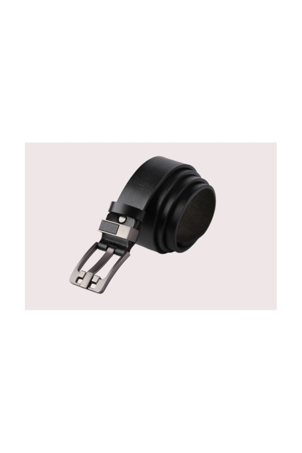 Cinturon Piel Hombre The Time Of Bocha QI1TB037 Negro