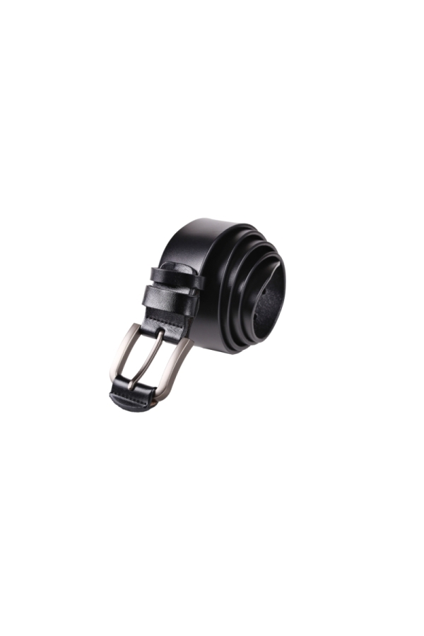 Cinturon Piel Hombre The Time Of Bocha QI1TB038 Negro