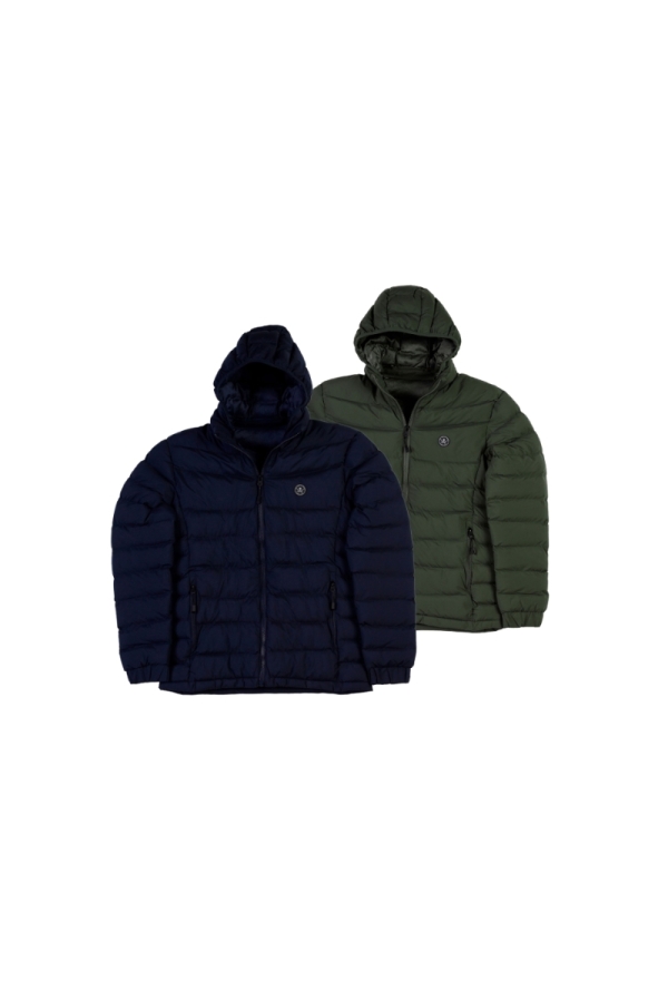 Pack 2 Cazadoras  Hombre The Time Of Bocha QI1PK.PARK Marino-Verde