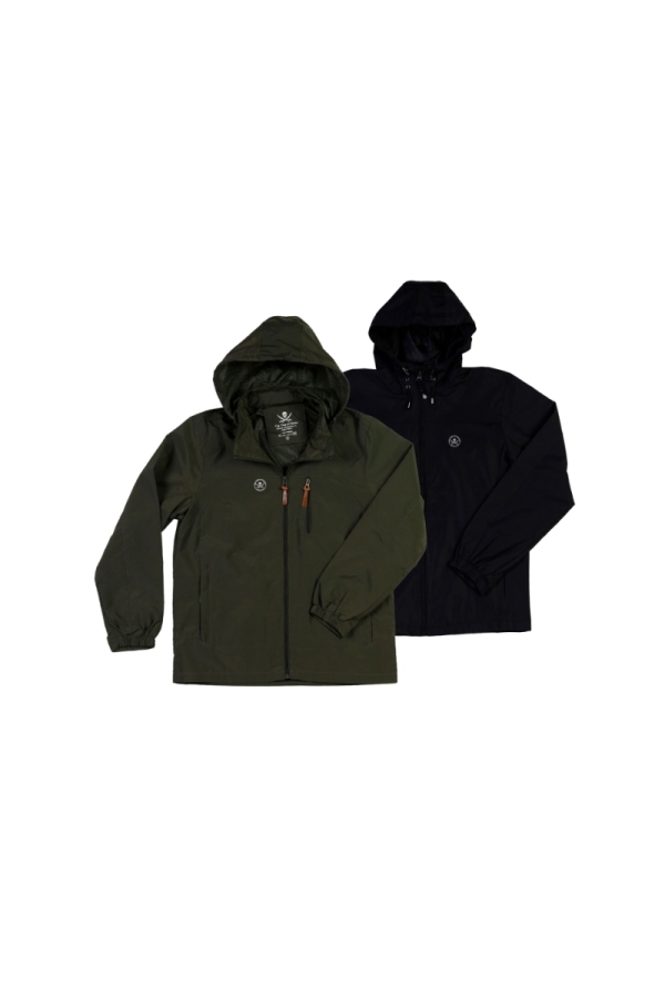 Pack De 2 Cortavientos  Hombre The Time Of Bocha QI1PK.PARK Negro-Verde