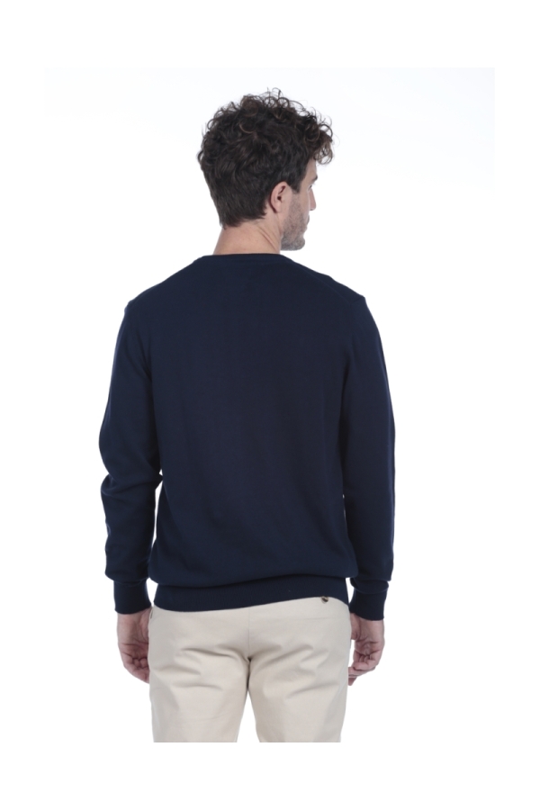 Pack 2 Jerseys Caja  Hombre The Time Of Bocha QI1PK.JE Marino-Camel