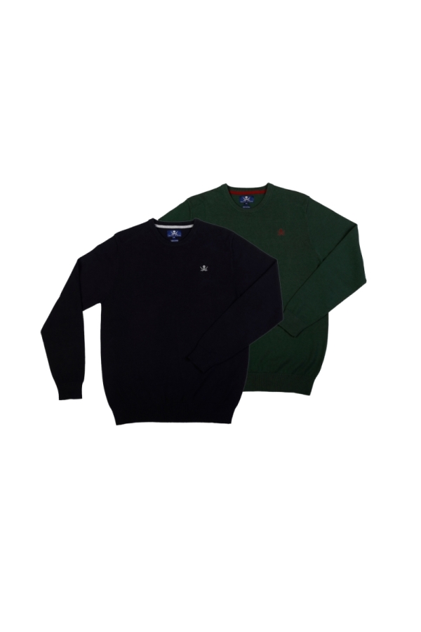 Pack 2 Jerseys Caja  Hombre The Time Of Bocha QI1PK.JE Negro-V.Bot