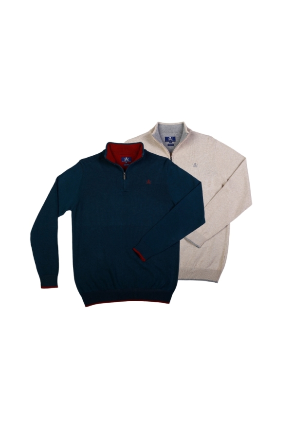 Pack 2 Jerseys Crema  Hombre The Time Of Bocha QI1PK.JE Ocean-Arena