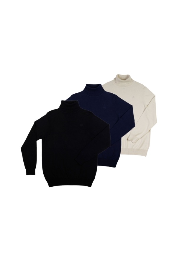 Pack 3 Jerseys Vuelto Hombre The Time Of Bocha QI1PK.JE Negro-Marino-Natural