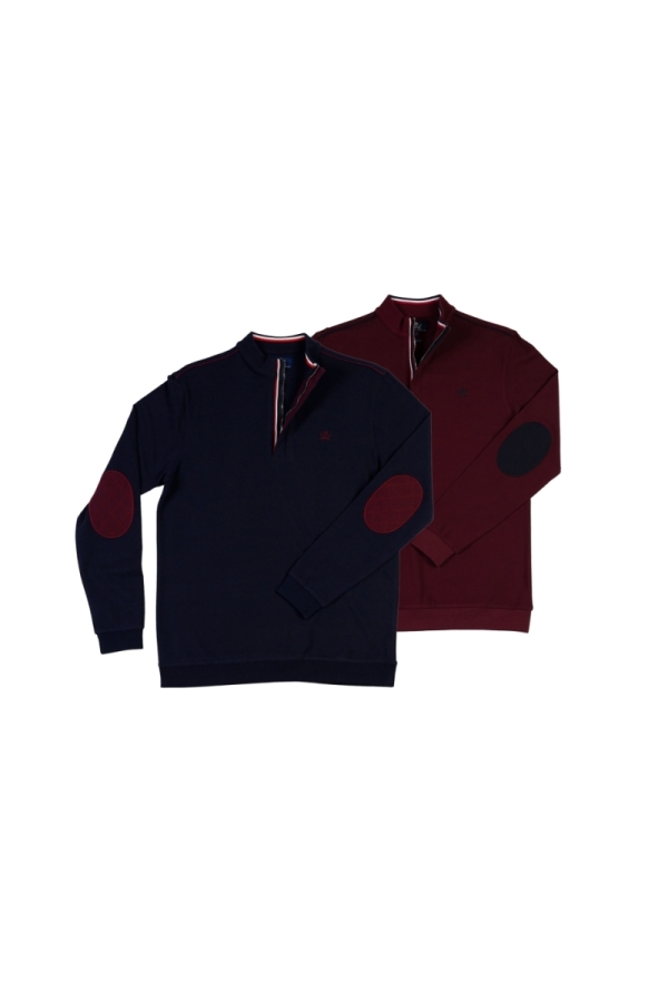 Pack 2 Polos Hierro M/L Hombre The Time Of Bocha QI1PK.PL Marino-Burdeos