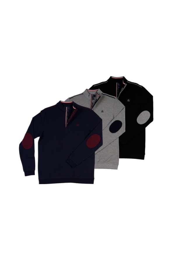 Pack 3 Polos Hierros M/L Hombre The Time Of Bocha QI1PK.PL Marino-Gris-Negro