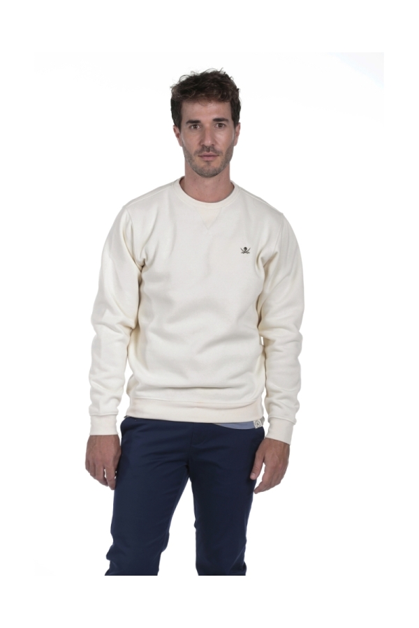 Pack 2 Sudaderas Round  Hombre The Time Of Bocha QI1PK.SUD Marino-Beige