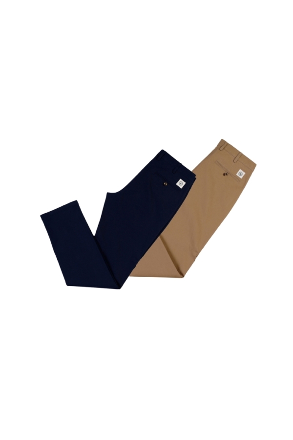 Pack De 2 Pantalones Hombre The Time Of Bocha QI1PK.PANT Marino-Camel
