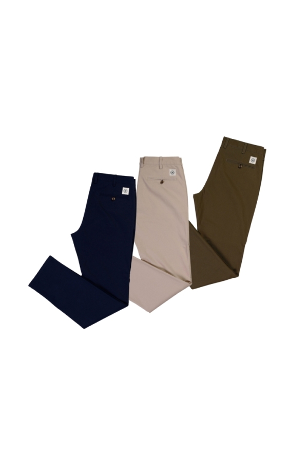 Pack De 3 Pantalones  Hombre The Time Of Bocha QI1PK.PANT Marino-Beige-Verde