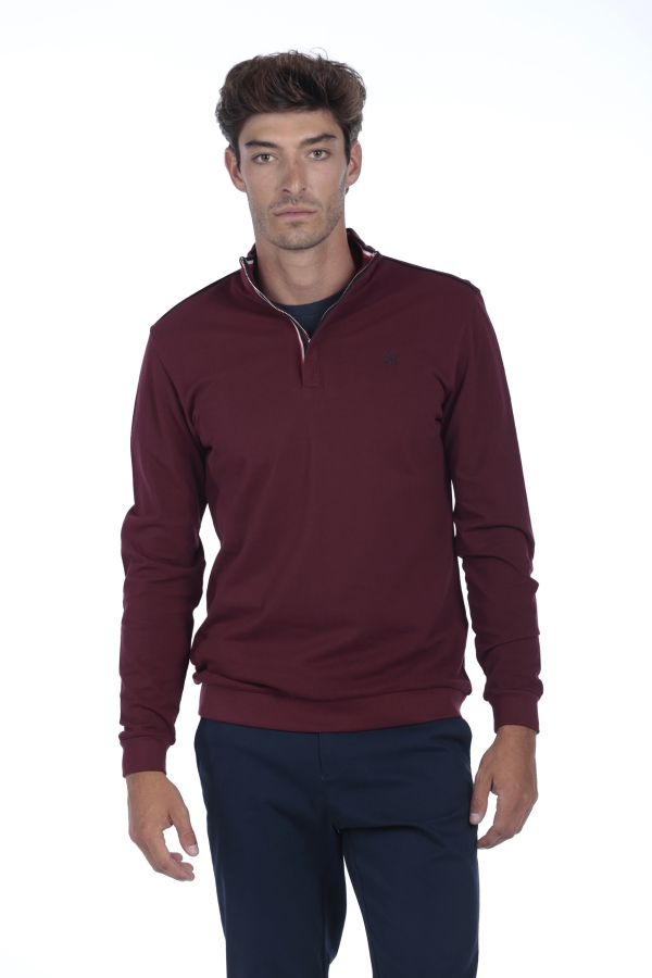 Polo Hierro Hombre The Time Of Bocha QI1PHIERRO Burdeos