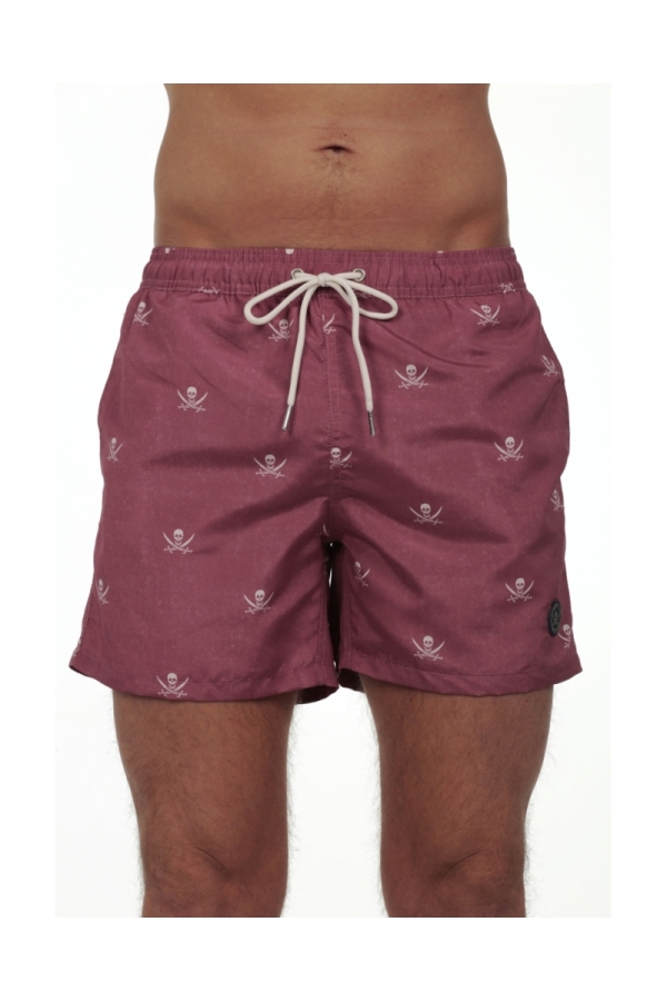 Bañador Pirata Hombre The Time Of Bocha RV1SP10 Rojo