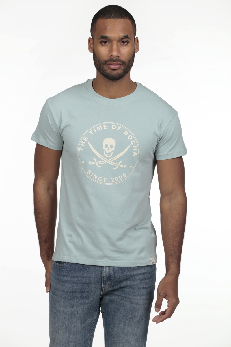 Camiseta Pirata Hombre The Time Of Bocha RV1C01 Aloe
