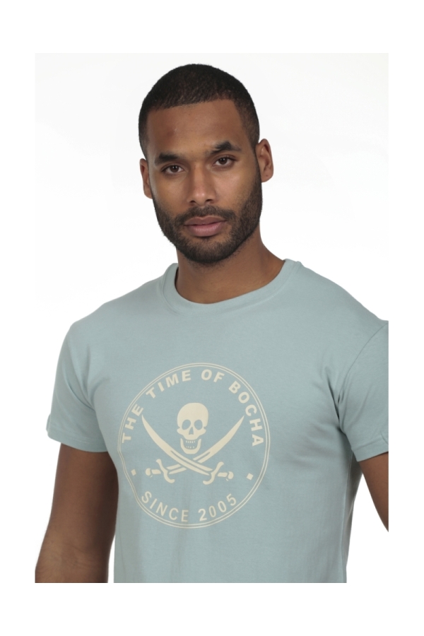 Camiseta Pirata Hombre The Time Of Bocha RV1C01 Aloe