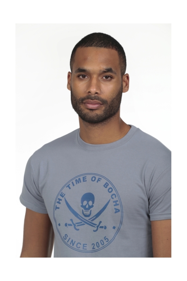 Camiseta Pirata Hombre The Time Of Bocha RV1C01 Azul.Vin