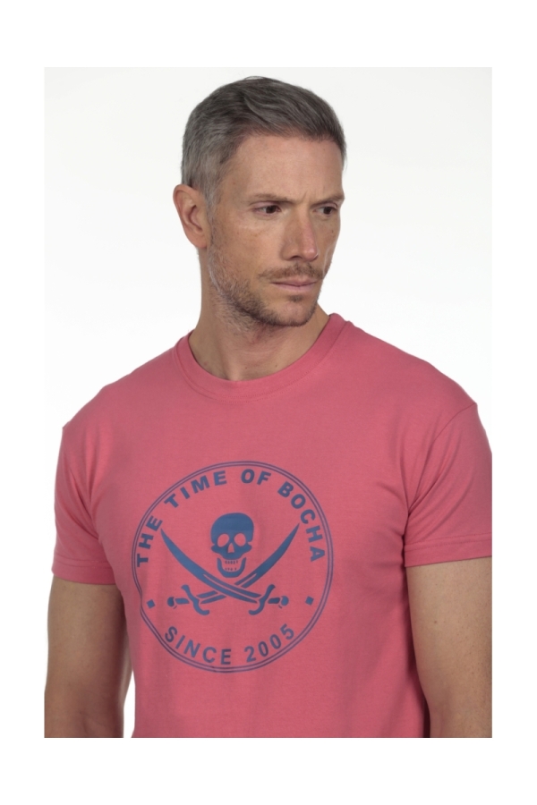 Camiseta Pirata Hombre The Time Of Bocha RV1C01 Coral