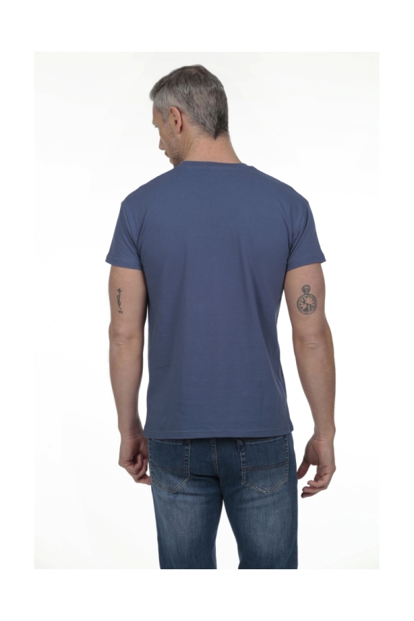 Camiseta Pirata Hombre The Time Of Bocha RV1C01 Denim