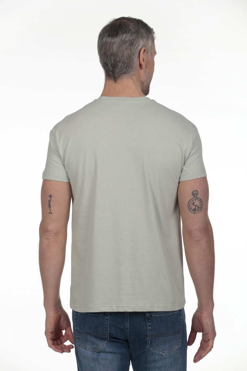 Camiseta Pirata Hombre The Time Of Bocha RV1C01 Gris 2