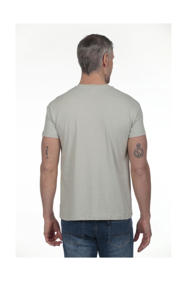 Camiseta Pirata Hombre The Time Of Bocha RV1C01 Gris