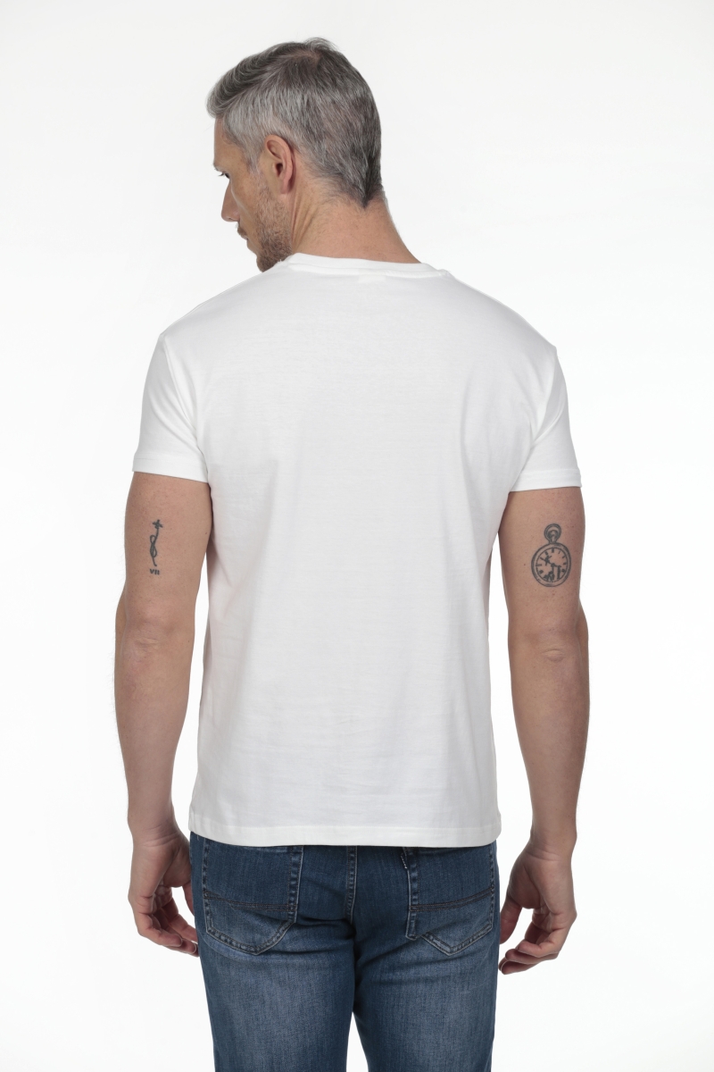 Camiseta Mark Hombre The Time Of Bocha RV1C02 Blanco 2