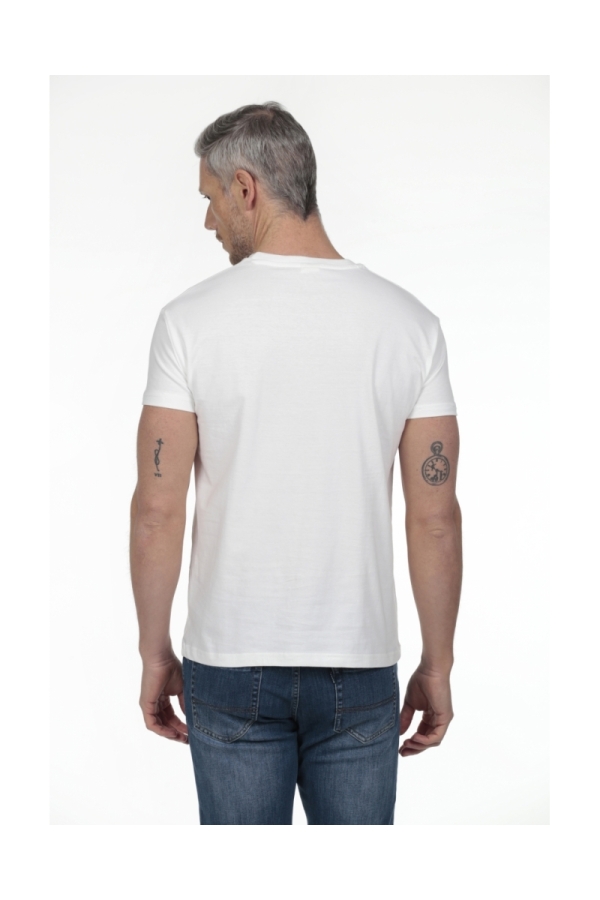 Camiseta Mark Hombre The Time Of Bocha RV1C02 Blanco